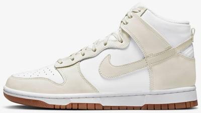 Dunk High Women (DD1869) белый/парус/жвачка средне-коричневая