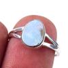 Кольцо из стерлингового серебра 925 пробы с натуральным австралийским опалом S.7 J9l04