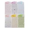 Characters Omiljomil Cute Sticker Diary Calendar Scheduler 1 Set (6 Pieces), Mixed Colors