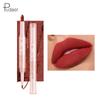Multi-color Lipstick Lip Liner Non-fading Waterproof Matte Double-ended Lipstick Lip Liner Makeup