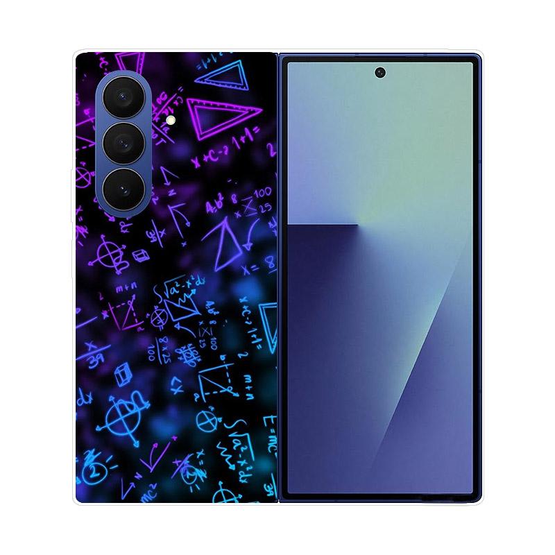 Роскошный прозрачный чехол для Samsung Galaxy Z Fold 7 5G, задняя крышка, прозрачный жесткий ПК, ударопрочный защитный корпус для Samsung Z Fold7
