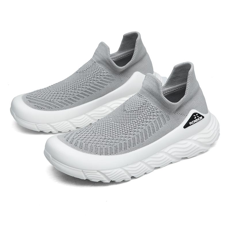 Модная популярная мужская летняя повседневная обувь с сеткой, дышащая, универсальная, для ходьбы, толстая подошва, нескользящая, легкая, 2024 г., мужская спортивная обувь