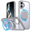 Для iPhone 16 чехол-кольцо с подставкой задняя крышка совместима с MagSafe