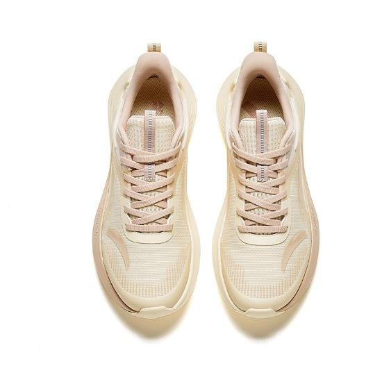 Anta Poison Spike 1 Comfortable Cushioning Non-Slip Wear-Resistant Low-Top Casual Running Shoes Women Sneaker Beige 922515552-7