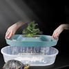With Basking Island Detachable Plastic Reptile House Reptile Habitat Turtle Tank Turtle Feeding Box