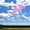1.2 Meter Children's Curved Edge Kite With High Definition Printing Triangular Kite For Ground Stall And Park