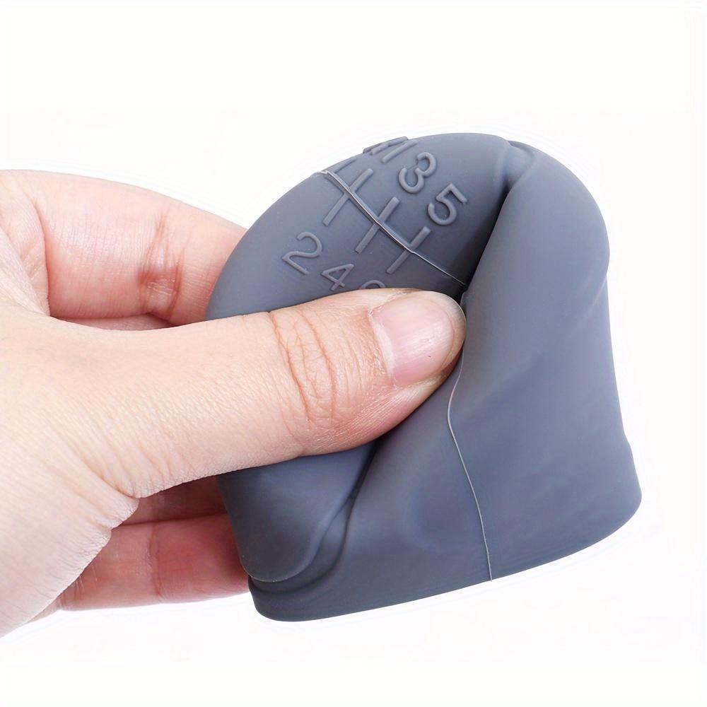 1pc Silicone Gear Shift Knob Cover, Non Slip Grip Handle Case, Automobiles Gear Shift Collars Car Accessories