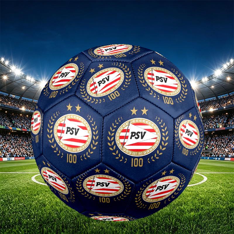 Футбольный мяч PSV Eindhoven PSV Print Размер 5, из износостойкого ПУ, для матчей, тренировок и ежедневной практики, Подарок на день рождения для футбольных фанатов