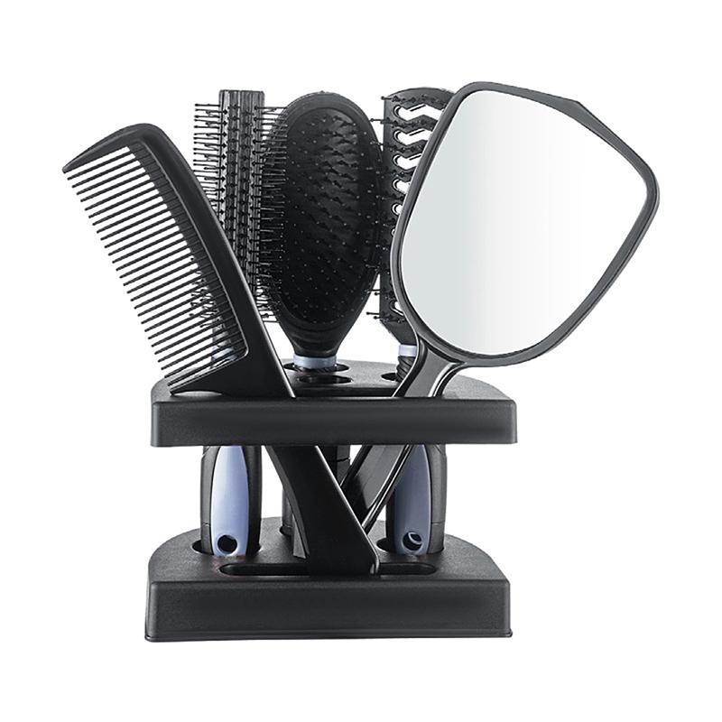 5Pcs Mirror Comb Set Air Cushion Curly Hair Ribs Comb Girls Special Smooth Hair Massage Fluffy Comb