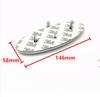 1pcs 3D for Car Front Head Hood Bonnet Emblem Rear Tail Bumper Trunk Sticker Badge Decal styling