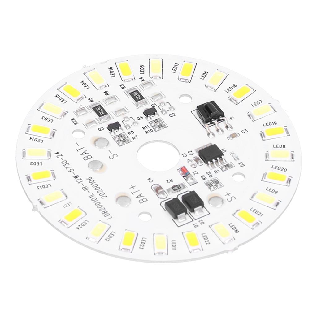 12W 24LED Ceiling Lamp Panel 3.2V 3.7V White  Warm Light Source with Remote Controller