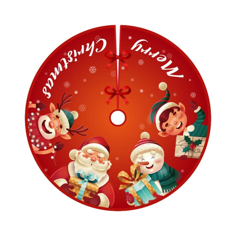 Christmas Tree Skirt Christmas Tree Mat Hoilday Party Home Decorations