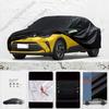 Для Toyota C-HR Защита от солнца УФ-защита Защита от дождя и снега Черный чехол Пылезащитный Автомобильный зонт Чехол на весь автомобиль Защита на открытом воздухе