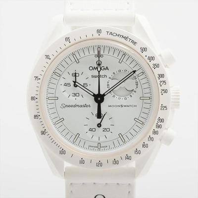 Б/у Omega Swatch Миссия на Луну Снупи SO33W700 Часы OMEGA Фаза Луны