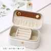 Simple ins mini ring box travel portable stud earrings jewelry box earrings gift jewelry box storage box