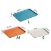 Dessert Tray Nordic PP Pallet Plastic Tray Flat Party Serving Food Platter Trays Rectangular Serving Tray Kitchen Organizer