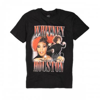 Хлопковая футболка унисекс для взрослых Whitney Houston в стиле 90-х годов