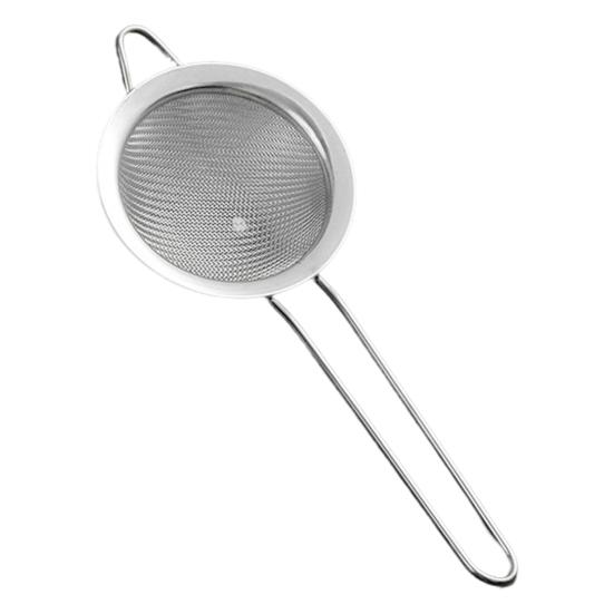 Stainless Steel Fine Mesh Strainers with Handle for Kitchen Flour Sieve Food