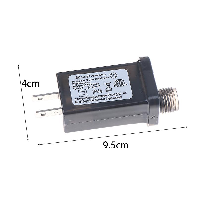 EU US UK Штекер AC 220V 110V на 31Vdc 6W 24V 5V Преобразователь Штекер Блок Питания IP44 8 Режимов Светодиодная Лампа Драйвер Переключатель Адаптер