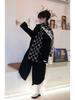 Korean Style Women's Long-Haired Double-Faced Wool Cashmere Cocoon Coat