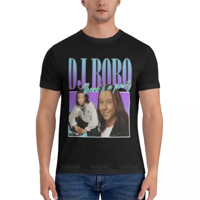 DJ Bobo 90s Style Eurodance Classic Essential T-Shirt Oversized T Shirt Tops Brand T-shirt Men Cotton Teeshirt