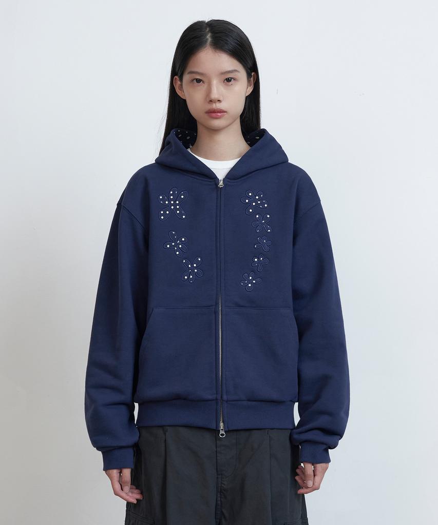 Толстовка на молнии Urbanstoff Коралловый риф (военно-морской флот)