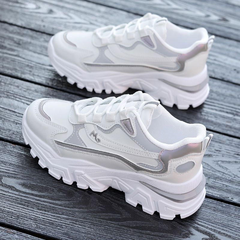 Spring and Autumn New Running Shoes Ins Tide Women's Shoes Fashion Female Students Casual Sports Shoes Fashion Board Shoes Tide