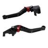 Nakira Brake Clutch Lever Set Ninja250 Ninja400 Z250 Z400 Versis-X250 (Black)