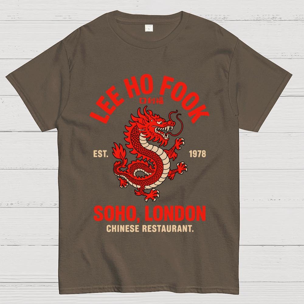 Lee Ho Fooks Chinese Restaurant Unisex 100% Cotton Summer Casual Cool Loose T-Shirt