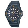 Мужские часы Casio Standard MRW-200H-1E Водонепроницаемые Черный циферблат Нейлоновый ремешок