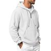 Men S Waffle Knit Hooded Pullover Loose Fit Casual Sweatshirt