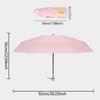 1 шт.-Маленький складной зонт от дождя Мини карманный Девочки Устойчивый к УФ-лучам Водонепроницаемый Портативный Дорожный Женский Зонт