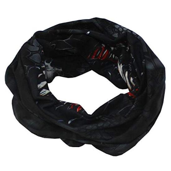 Повязка на лицо Obacle, Маска-бафф на пол-лица, Тонкий шейный бафф для защиты от солнца с 3D-маской для лица для мужчин и для езды, Белая маска, Маска, Пыль, Ветер, Защита, Прочный,