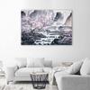 Canvas Print Japanese Landscape Watercolour