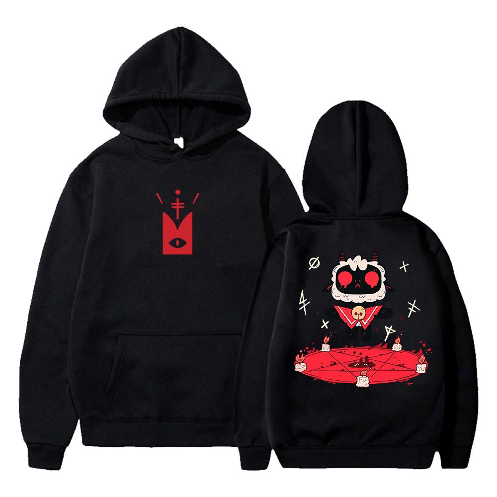 Sweat-shirt à capuche Game Cult of The Lamb mode homme femme sweat-shirts imprimés pulls streetwear vête101422ts décontractés unisexe