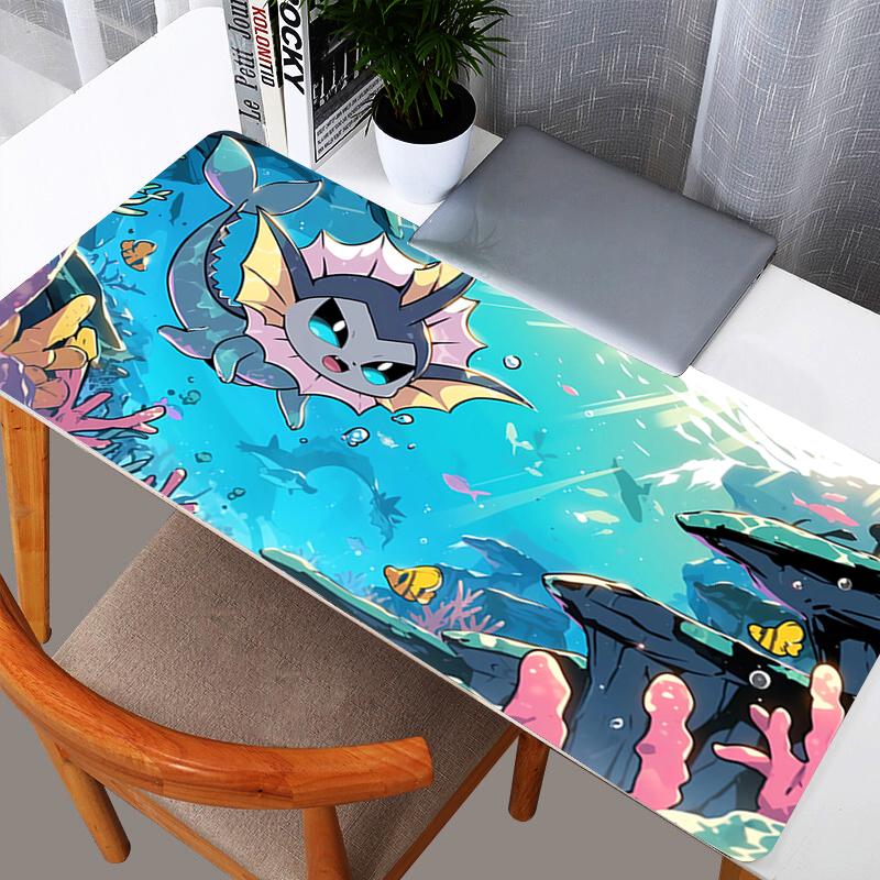 Mouse Pads Anime Gaming Pokemon Pikachu Accessories Mousepad Gamer PC Completo Computer Keyboard Desk Mat Durable Varmilo Table