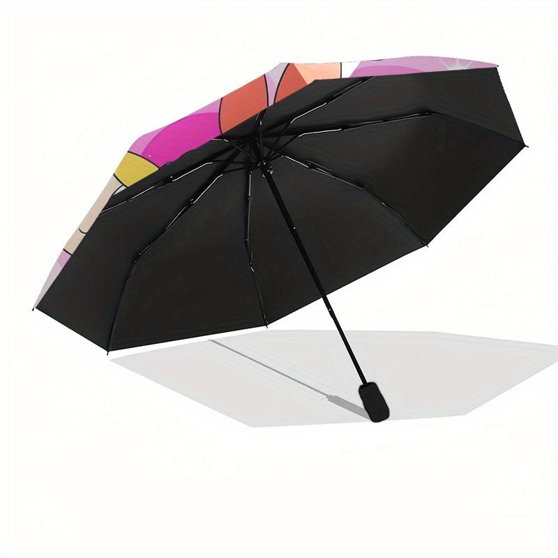 1pc Powerpuff Girls, Friendship Themed High-quality Umbrella,Automatic Opening and Closing Umbrella,Multi-functional Umbrella G0811263