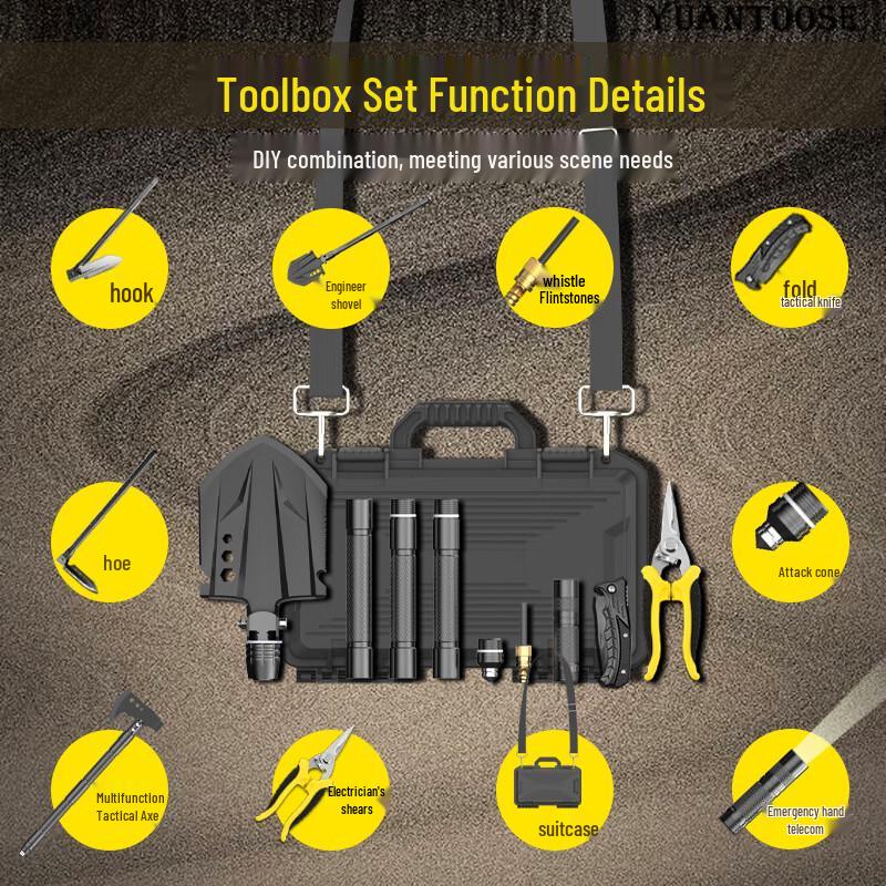 Xigang Multi-functional Outdoor Folding Shovel & Axe Set