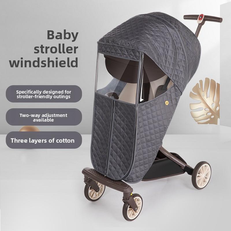 Универсальный дождевик для детской коляски, ветровое стекло для детской коляски, зонт для детской коляски, дождевик для коляски, защитный чехол для коляски, плащ