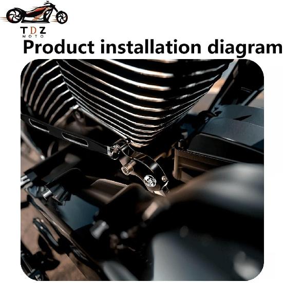 TDZ Shift Linkage + Ez Shift Neutral Gear Assist Kit for '17-Late Harley Touring Street Glide Road Glide Road King Tri Glide Electra/Ultra M8 Bagge