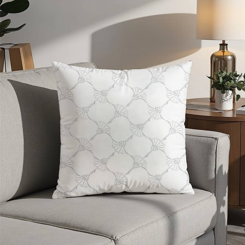 Fishion J-Joops Наволочка Декоративная для дивана Домашняя Двусторонняя печать Короткий плюш Чехол для подушки-подушки Праздничный подарок