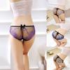 Sexy Flower Embroidered Underwear Underpants Women See-through Briefs Panties