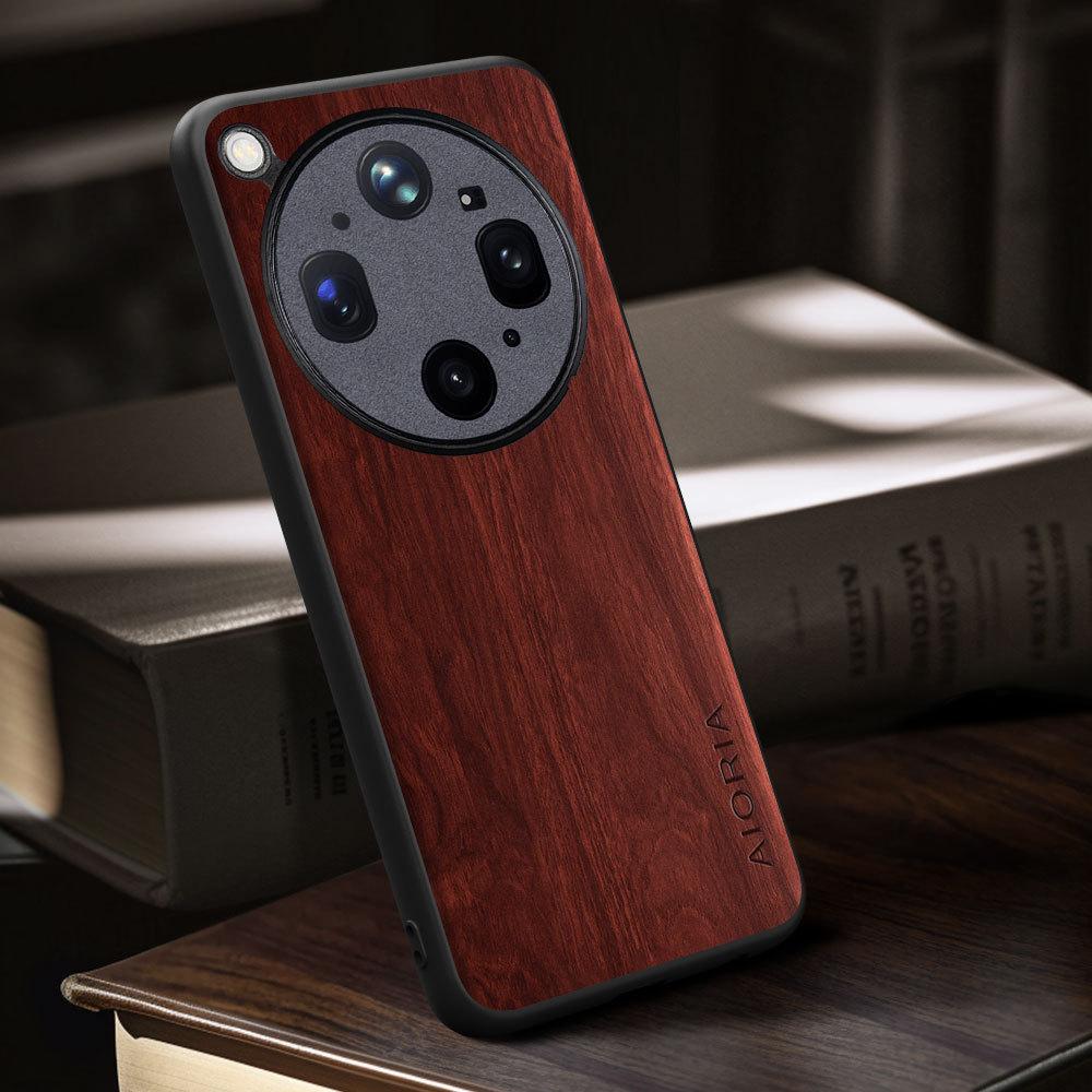 Case for Oppo Find X9 X8 Pro Ultra funda bamboo wood pattern Four-corner Explosion-proof back cover for Find X9 Ultra case