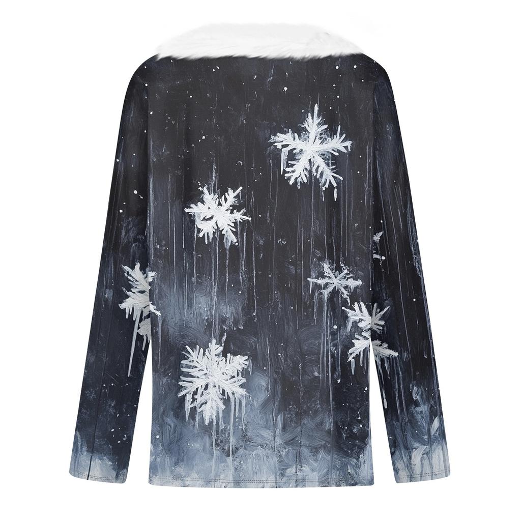 Long Sleeve Shirts For Women Cute Tops Christmas Prints Tees Blouses Casual Plus Size Basic Tops Pullover