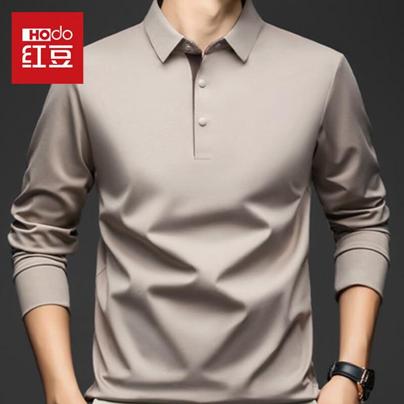 Мужская рубашка-поло Hodo с длинным рукавом в стиле business casual