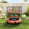 Kids Trampoline, with Safety Net, for Ages 3-10 Years