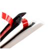 5M Slanted T-Type Seal Strip Car Headlight Bumper Lip Fender Rubber Weatherstrip