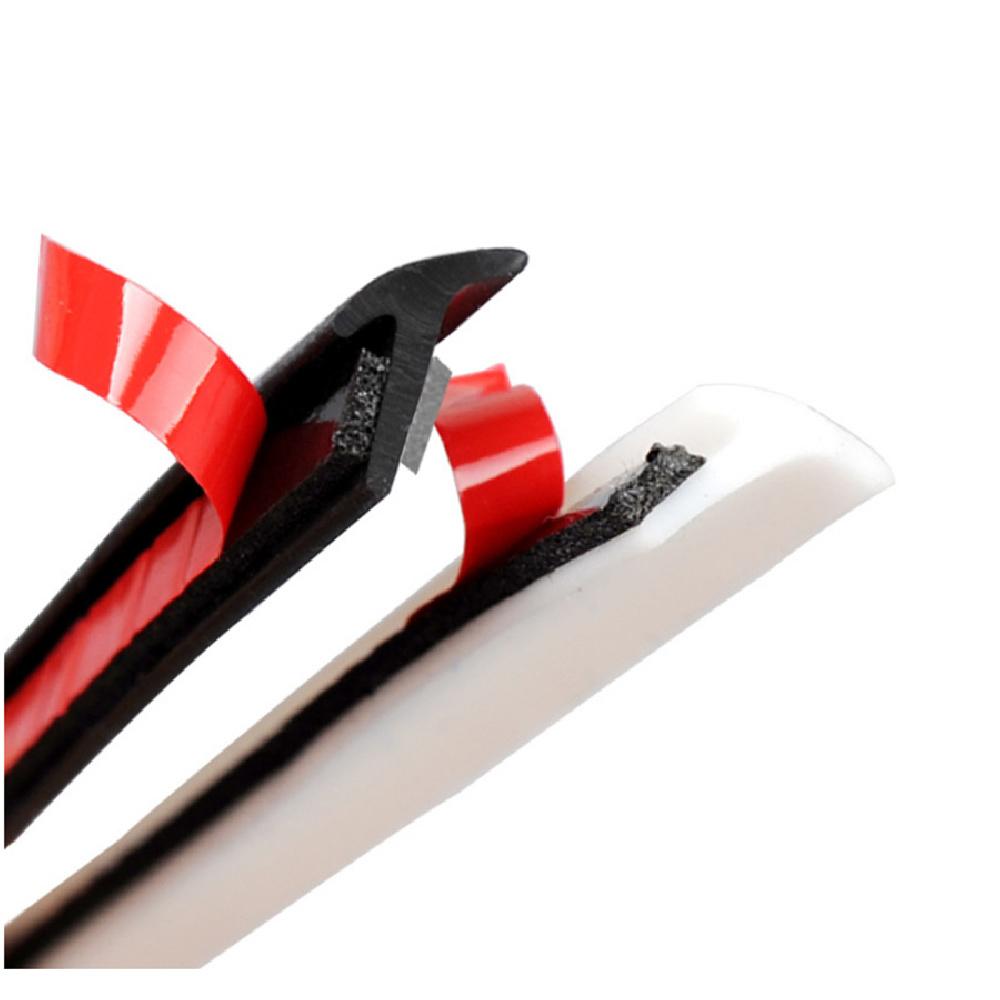 5M Наклонная Т-образная уплотнительная лента Автомобильная фара Бампер Губа Крыло Резиновый уплотнитель