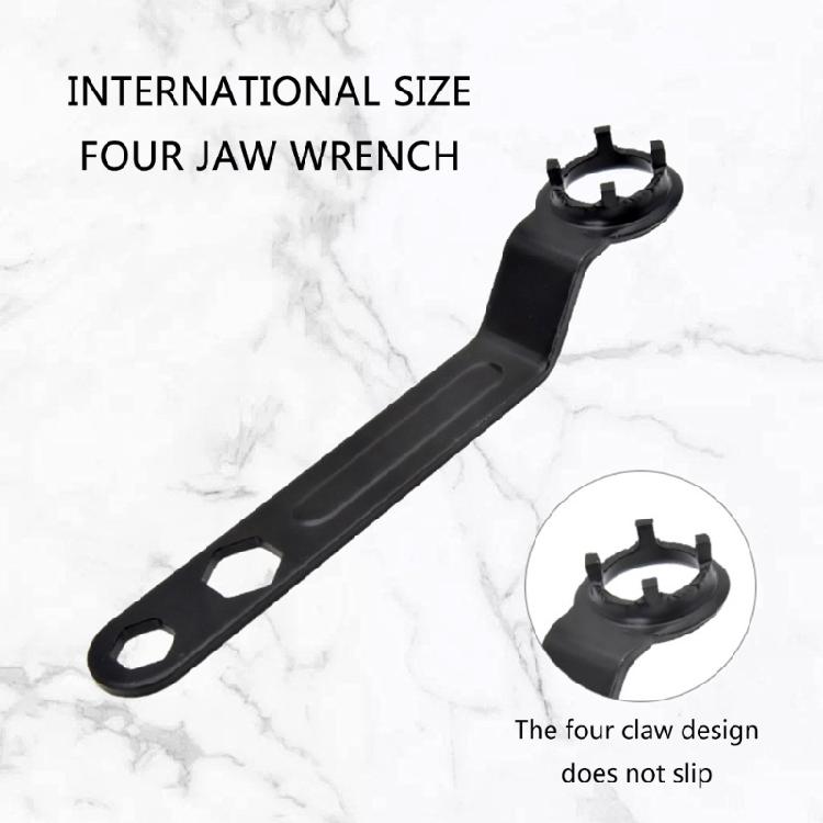 Thickened Plate Angle Grinder Lock Nut Spanner Tool with Four Pronged Designs for Secure Clamping Disassembly Adjustable