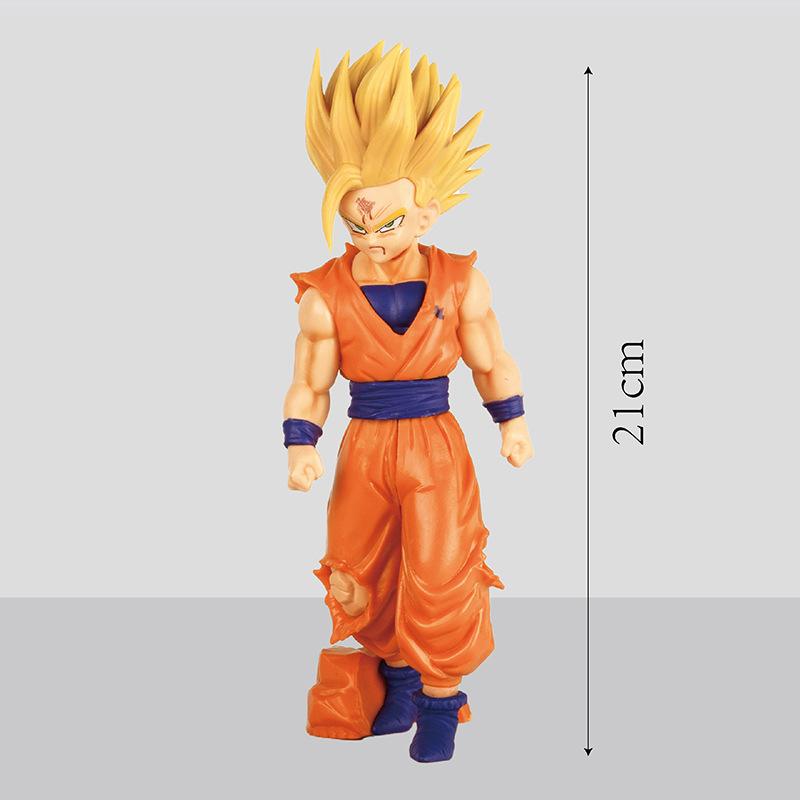 21 см Новая фигурка Аниме Dragon Ball Готен Фигурки Сын Коллекция Фигурок Действия Модель Игрушки Подарки Z ПВХ в будущем Круглый Сенсорный Сжимаемый Прыгучий Прочный